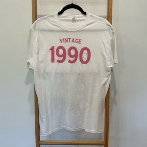 NWOT VINTAGE 1990 100%‎  Cotton T-Shirt - Size M